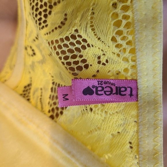 New with Tags Rue 21 Yellow Lace Strapless Bralett - Picture 6 of 6